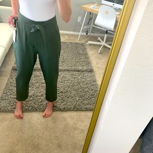 Medium Green Paper Bag Pants